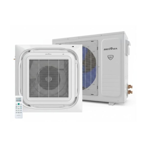 Aire Acondicionado Britania Cassete 36.000 BTU Frio/Calor Gas R410A - 380V/50HZ - 12911