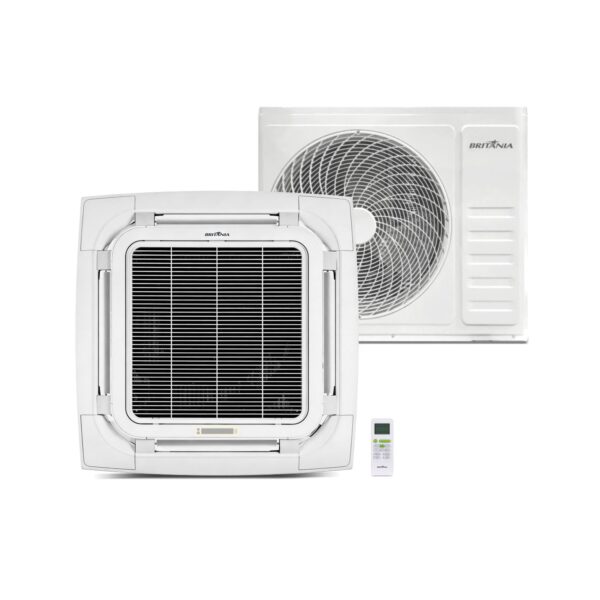 Aire Acondicionado Britania Cassete 36.000 BTU Frio/Calor Gas R410A - 380V/50HZ - 12911