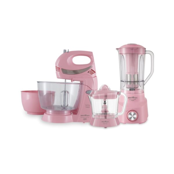 Kit Cocina Britania BKT51R 3 en 1 Rosa - 127V - 10894