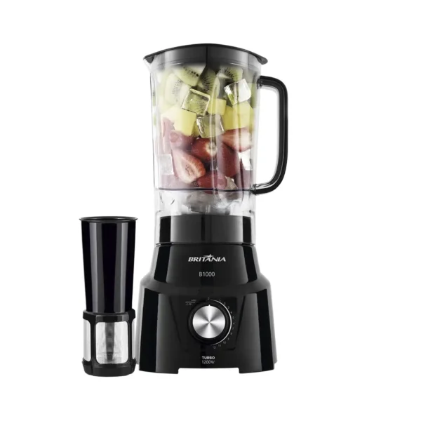 Licuadora Britania B1000 1200W 12V 3L Negra - 220V - 6538