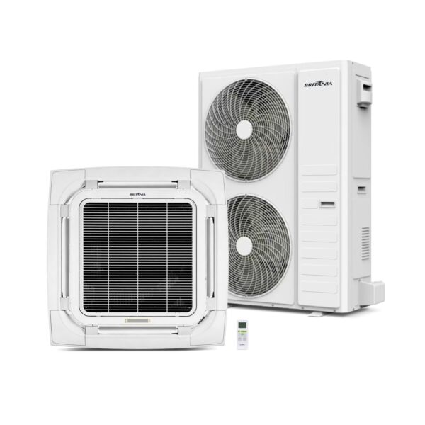 Aire Acondicionado Britania Cassete 60.000 BTU Frio/Calor Gas R410A - 380V/50HZ - 12935