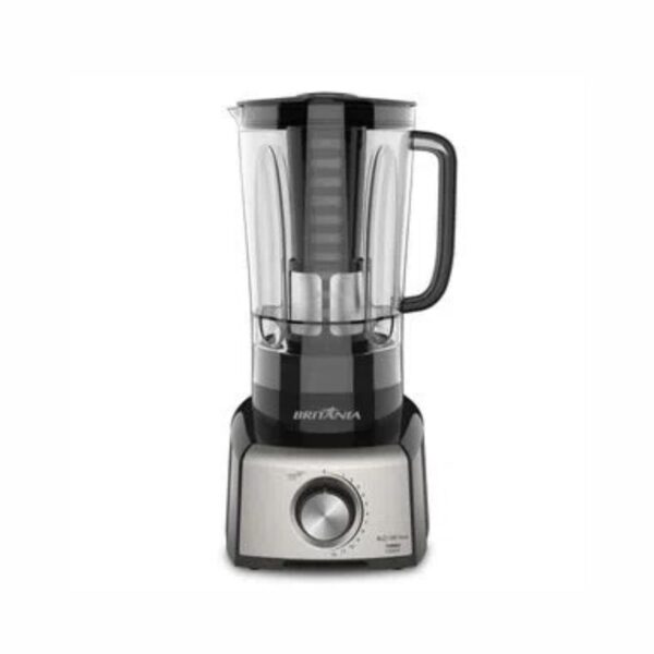 Licuadora Britania BLQ1380 Inox 1200W 12V 3L Negra - 127V - 10504