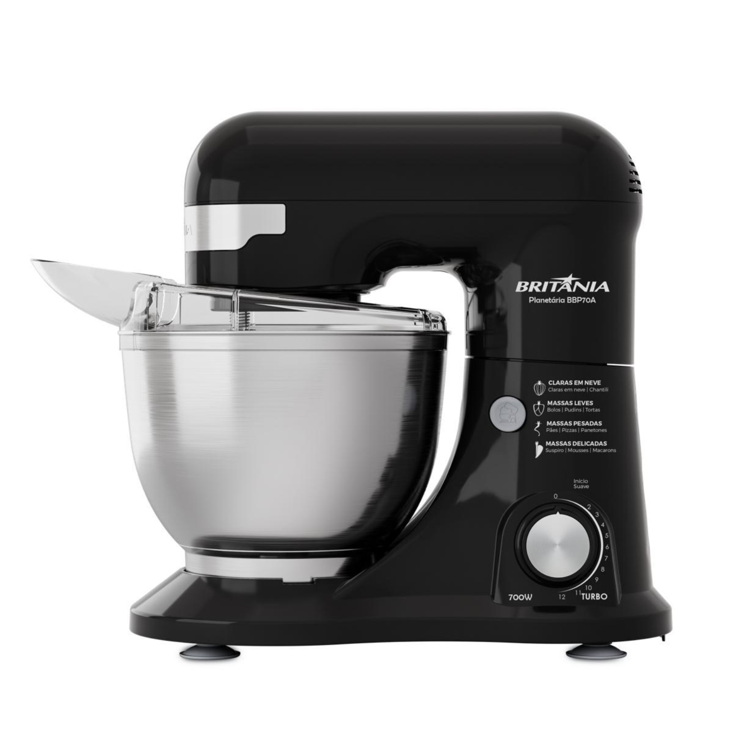 Batidora Britania Planetaria BBP70A 700W Inox – 220V – 13666