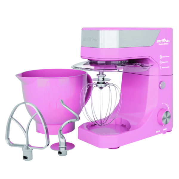 Batidora Britania Planetaria BBPE02A 900W Rosa - 220V - 14120