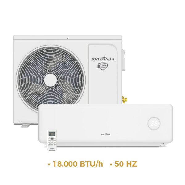 Aire Acondicionado Britania BAC18PYI 18.000 BTU Frio/Calor Gas R410A - 220V/50HZ - 13000